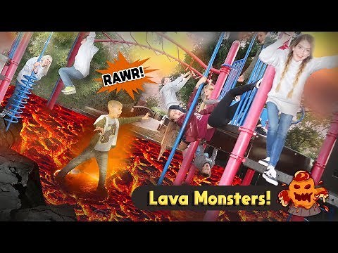 Lava Monster at a Park with The Good Bits and That YouTub3 Family!