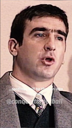 Eric Cantona's legendary press conference