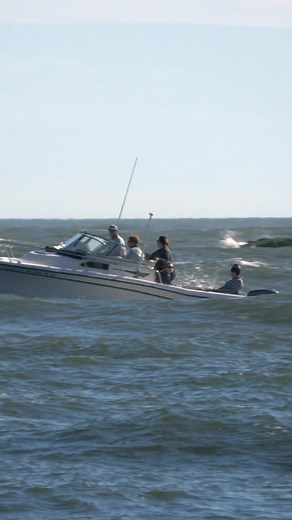Grady in some rollers at Barnegat inlet #boats #rollers #waves #gradywhite | Shore Boats