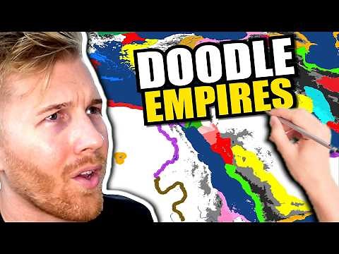 I Found A Simulator Game About DRAWING Empires... (Doodle Empires)