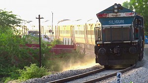 1.1M views · 38K reactions | Goods Locomotives with Passenger Trains Running at Full Speed  | The Rail Station | Facebook