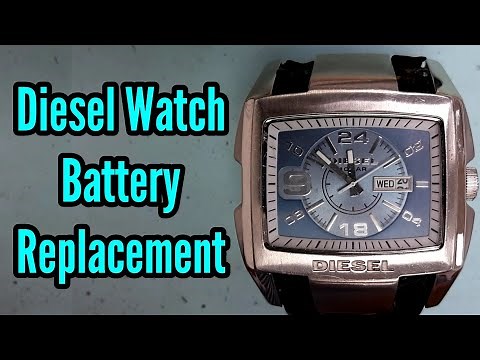 Diesel Watch Battery Replacement SR626SW | Watch Repair Channel