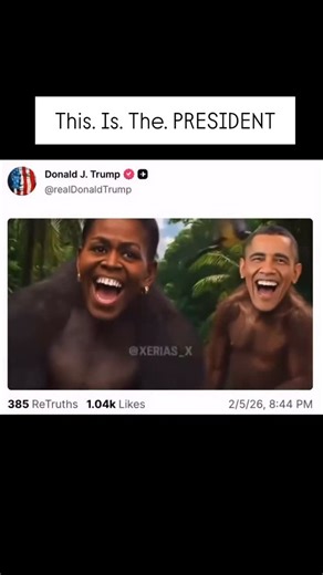 Ellyn Marsh on Instagram: "He’s so empty. He’s so small. He’s so STUPID. He KNOWS he isn’t a fraction of what Obama was. If you voted for Trump…ok…but if you still support him you are racist. You are a bigot. And you are a PDF FILE. End of. The world is laughing. Just know…the WORLD HATES US."