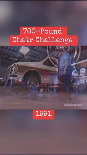 David Horowitz tests kids’ chairs to see if they can really hold 700 pounds by trying to break them with a minivan. Catch this 1991 segment and more on a classic Fight Back! episode airing this Saturday on YouTube at 7:30 PM PT / 9:30 PM CT / 10:30 PM ET. Link in bio to subscribe. #90s #retro #nostalgia #chair #kids | Watch Fight Back