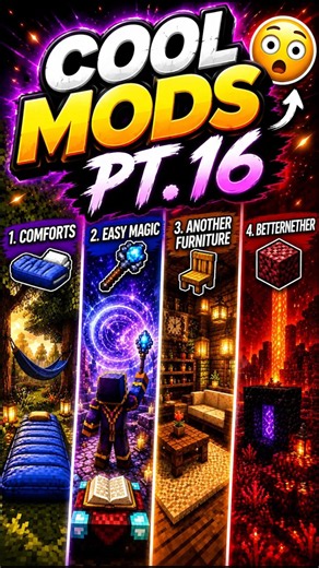 Cool Mods #16 😳 #minecraft #shorts #minecraftmods