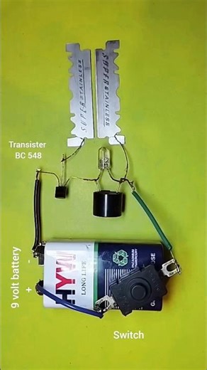 Rain Alarm Circuit 🌧️ | Simple Electronics Project using BC548#Viral #electrical #diy