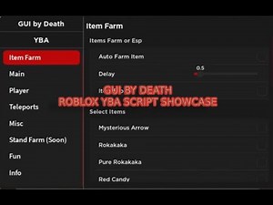 *OP* YBA Script Roblox | GUI By Death: Item-farm, ESP, Mob-Farm and, many more! | *PASTEBIN 2023*