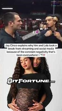 Jay Cinco explains why him and Lala took a break from streaming