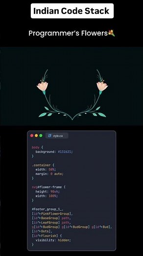 I Made Flowers Grow Using Only CSS