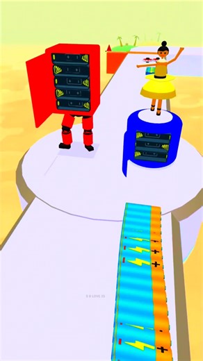 Funny Battery run gameplay #shots #gaming #batteryrun