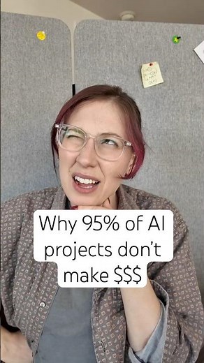 Why 95% of AI projects don't make money 😵‍💫