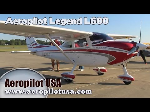 L600 Light Sport Aircraft from Aeropilot USA, Legend L-600 Aircraft Midwest LSA Expo Mt. Vernon Ill.