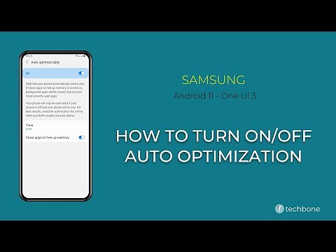 How to Turn On/Off Auto optimization - Samsung [Android 11 - One UI 3]