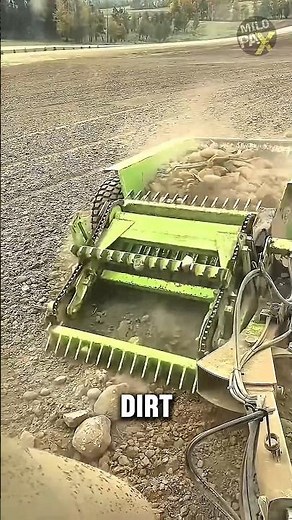 How This Rock Picker Machine Clears Fields So Fast 🪨⚙️ | Farming Technology