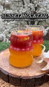 Sunset in a glass, anyone?! Our Sunset Mocktail is the perfect way to capture the essence of a beautiful sunset in a delicious and refreshing drink. Made with watermelon, orange juice, and a splash of sparkle, this mocktail is a real treat. Try it out and let us know what you think! . . . . . . . . #sunsetmocktail #mocktaillovers #mocktail #drink #food #foodie #nonalcoholic #theelitesisters #cafe #kashmir #sunset #restaurant #mixology #summervibes #drink #party #mojito #alcoholfree #foodphotogra