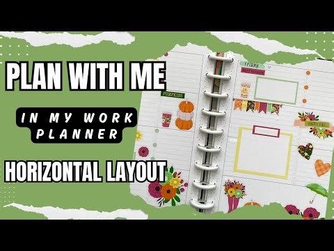 Plan With Me [Happy Planner Horizontal Layout]