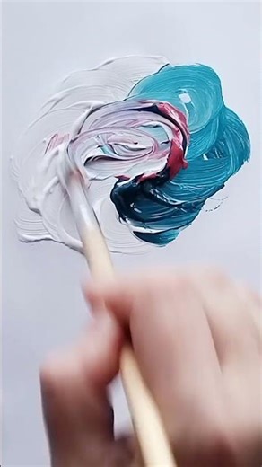 How to mix acrylic colours #mixingcolors #art #easy #easyart #viralart