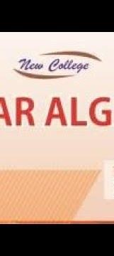 chapter 2 exercise 2.1 solution linear algebra 6th semester solution