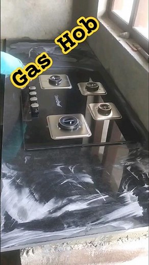 Gas Hob installation in kitchen top#how #gas #kitchen #shorts #viral #youtube #subscribe