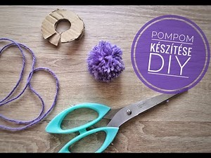 KIPRÓBÁLTAM , tényleg ilyen egyszerű | Pompom készítése percek alatt | How to make easy pompom decor
