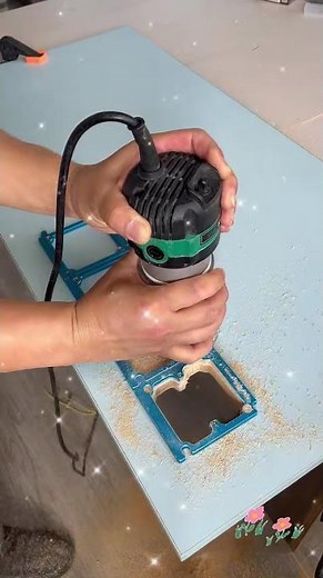 Hold, align, and install drawer fronts with ease – perfect spacing every time #tools #woodworking