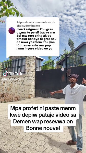 Mpa profet ni paste menm kwè depiw pataje video sa
