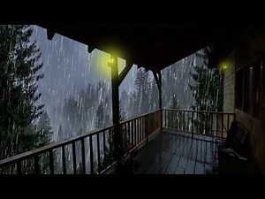 Lluvia Relajante Para Dormir - Sonido de Lluvia y Truenos, Rain Sound for Sleeping, Rain 393