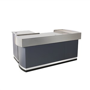 [Hot Item] Dynamic Stainless Steel Checkout Counter for Agile Store Operations