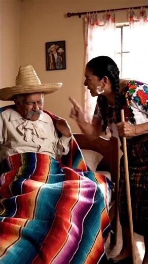 Don Poncho disimula que esta enfermo Lupe lo echo de la cama 😂#parati #humor #risas #comedia #pareja