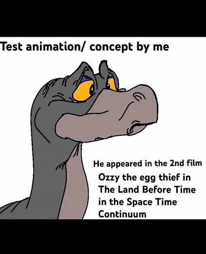 The Land before Time in the Space Time Continuum - Ozzy the egg Thief returns - eggaxctly