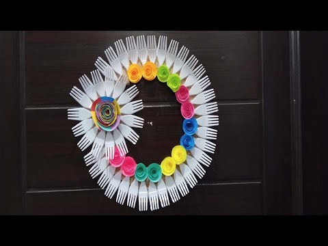 Simple Plastic Fork Craft That Looks Expensive | DIY Home Decor