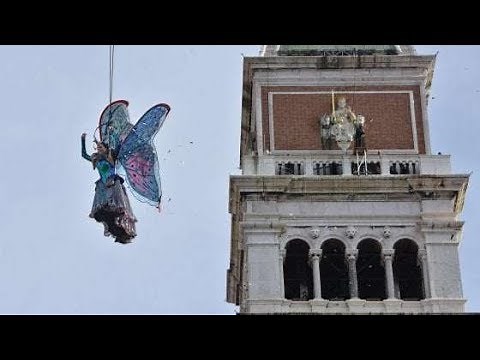 Carnevale di Venezia 2019 - Il Volo dell’Angelo -- Venice Carnival - The Flight of the Angel