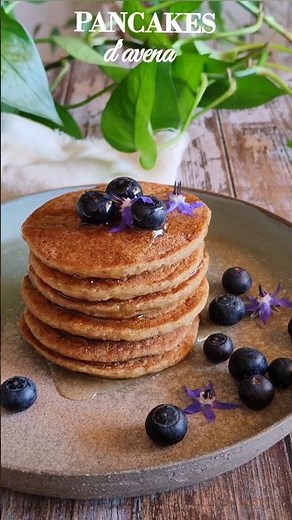 Pancakes d'avena | Colazioni sane naturalmente dolci