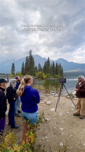 65K views · 602 reactions | You don’t need a big camera to capture Jasper’s beauty, just the one in your pocket! 盧 This is just one of the many incredible experiences offered by Jasper Photo Tours, from wildlife photography to night photography there’s a tour for every level of photographer.  #MyJasper #VentureBeyond #JasperNationalPark | Jasper, Canada | Facebook