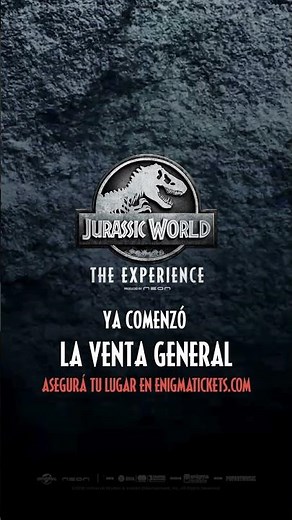 Venta general de Jurassic World: The Experience ya disponible!