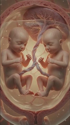 Twins 2nd Trimester Growth Week by Week | How Twin Babies Develop Inside the Womb (3D Animation)