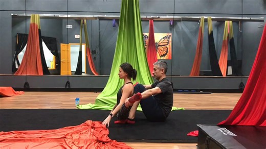 Assisted Over Middle Split