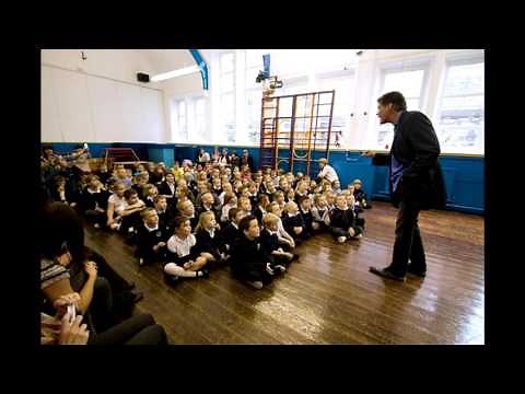James Acaster performs stand-up at a primary school - Classic Scrapes