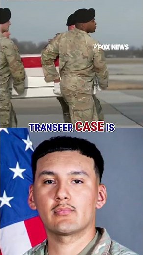 Trump participates in the dignified transfer of Iowa National Guard member #trump #shorts #soldier