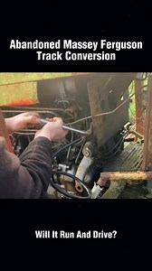 9.3K views · 92 reactions | Abandoned Massey Ferguson Track Conversion!Will It Run#recovery #restoration #engine #willitrun #old #truck #tractor #repair #tiktok #fyp | Tube Restoration | Facebook
