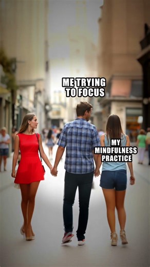 Me Trying to Focus… Then Notifications Walk In (Distracted Boyfriend Meme)