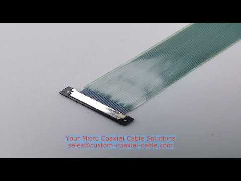 micro coaxial cable for wearable devices Ultra-Fine Coaxial Assemblies Bundled Micro Coaxial Cable M