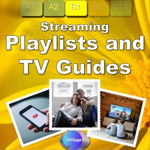 Playlists and TV Guides Complete Communicative ESL Lesson for Mid-level Learners