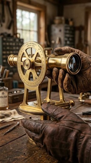 100-Year-Old Rusty Brass Instrument → Stunning Restoration! 🤯 #restoration #rustremoval