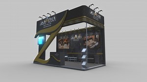 Exhibition Stand 6x3m - Buy Royalty Free 3D model by fasih.lisan