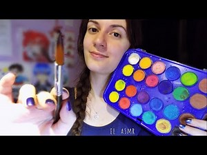 [ENG SUB] Italian ASMR~ PAINTING YOUR FACE! Roleplay♥
