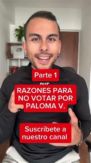 Dale like a este video y compártelo para traer más razones para NOOO votar por Paloma Valencia