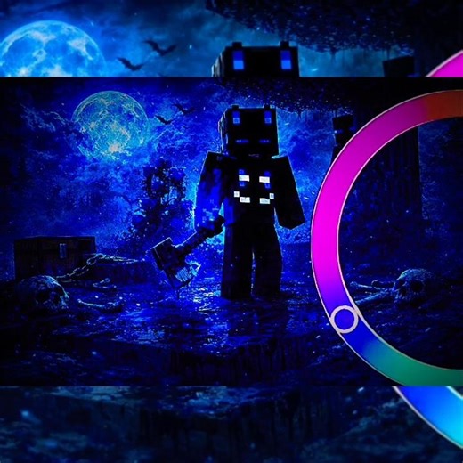 Wheel in Minecraft… Crazy Luck! #wheel #minecraft #challenge #color wheel #trend minecraft