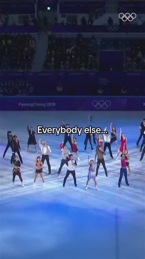 An iconic moment for an iconic gala 🥰 PyeongChang 2018 Winter Olympics #Olympics #Sports #SportsTok #Athlete #FigureSkating #IceSkating
