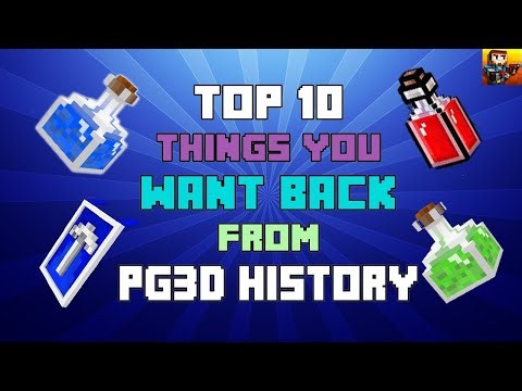 PG3D Top 10 "Things That Should Be Brought Back" From PG3D History (Top 10 - Top Ten) Pixel Gun 3D